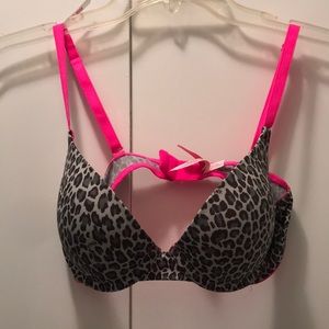 Leopard Push-Up Bra